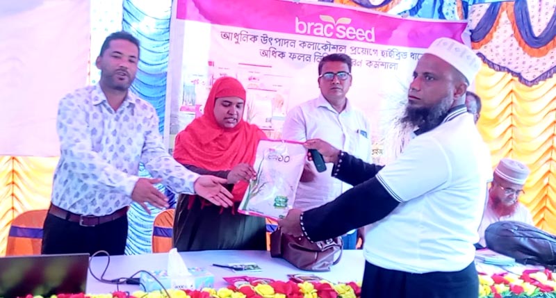 আধুনিক উৎপাদন কলাকৌশলে হাইব্রিড ধানের অধিক ফলন নিশ্চিতকরণে কর্মশালা