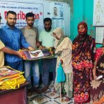 পবিত্র ঈদুল আজহা উপলক্ষ্যে নূরনগরে অসহায় মায়েদের মাঝে শাড়ি বিতরণ