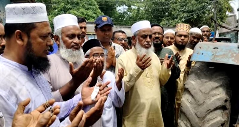 তালার খলিলনগরে ৬ কিলোমিটার রাস্তা সংস্কার কাজের উদ্বোধন