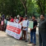 সাতক্ষীরা ড্রেন, বর্জ্য ব্যবস্থাপনা ও প্রাণসায়ের খাল রক্ষার দাবীতে মানববন্ধন