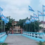 আর্জেন্টিনার পতাকার রঙে পুরো ব্রিজে রং করলেন মেসি ভক্তরা
