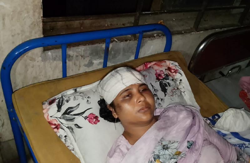 জমি-জায়গা সংক্রান্ত বিরোধের জেরে এক গৃহবধূ কে পিটিয়ে যখম : সদর থানায় মামলা
