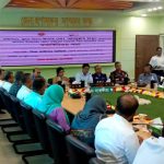 খুলনা বিভাগীয় কমিশনারের সাথে সাতক্ষীরায় জেলা পর্যায়ের কর্মকর্তাদের মতবিনিময় সভা