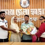 সাতক্ষীরা জেলা ক্রীড়া সংস্থার সদস্য সচিবকে অনির্বাণ সংস্থা’র শুভেচ্ছা