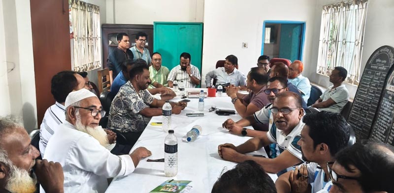 কলারোয়ায় কোকো স্মৃতি ফুটবল টুর্নামেন্টের প্রস্তুতি সভা