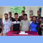 কলারোয়া সীমান্তে বিজিবি’র অভিযানে ৪ মাদক কারবারি আটক