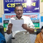 বি.ডি.এফ প্রেসক্লাবে সংবাদ সম্মেলনে ক্রয়কৃত জমি জোরপূর্বক দখলের অভিযোগ