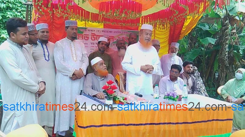 হযরত আব্বাস (রা.) কমপ্লেক্সের ঢালাইয়ের উদ্বোধন