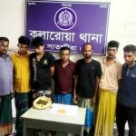 কলারোয়ায় পুলিশি অভিযানে ৭ মাদক ব্যবসায়ী আটক