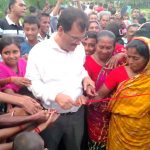 খেশরার কলাগাছি নতুন সড়ক নির্মাণকাজের উদ্বোধন করলেন জেলা পরিষদ প্রশাসক হাবিব