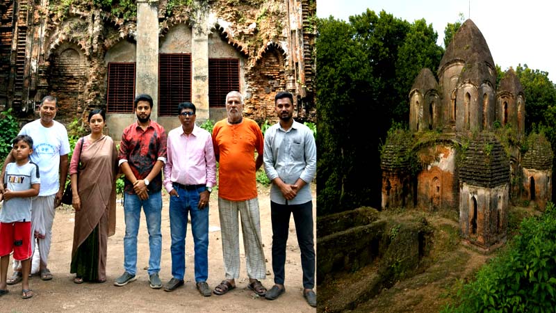 আলোর মুখ দেখছে প্রাচীন ঐতিহাসিক শ্যামসুন্দর মন্দির, পরিদর্শনে প্রত্নতত্ত্ব অধিদপ্তর