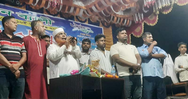 অবশেষে চাঁচাই বৃক্ষ মেলার উদ্বোধন করলেন সাবেক এমপি কাজী আলাউদ্দীন